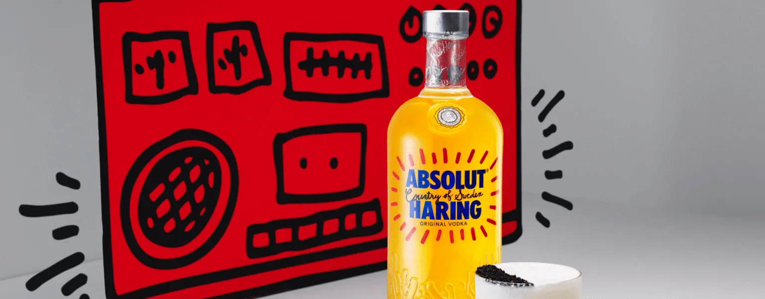 Absolut unveils limited edition Keith Haring bottle design