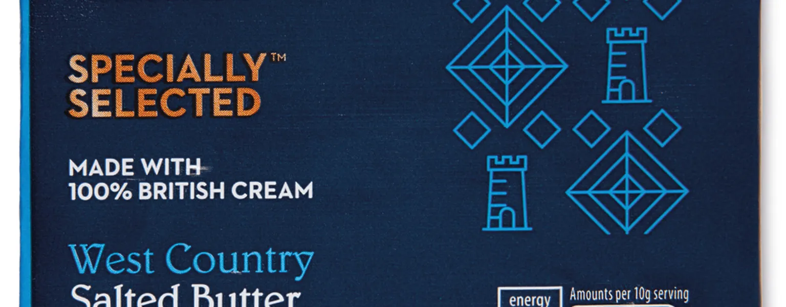 Aldi introduces recyclable wrap packaging for own brand butter lines