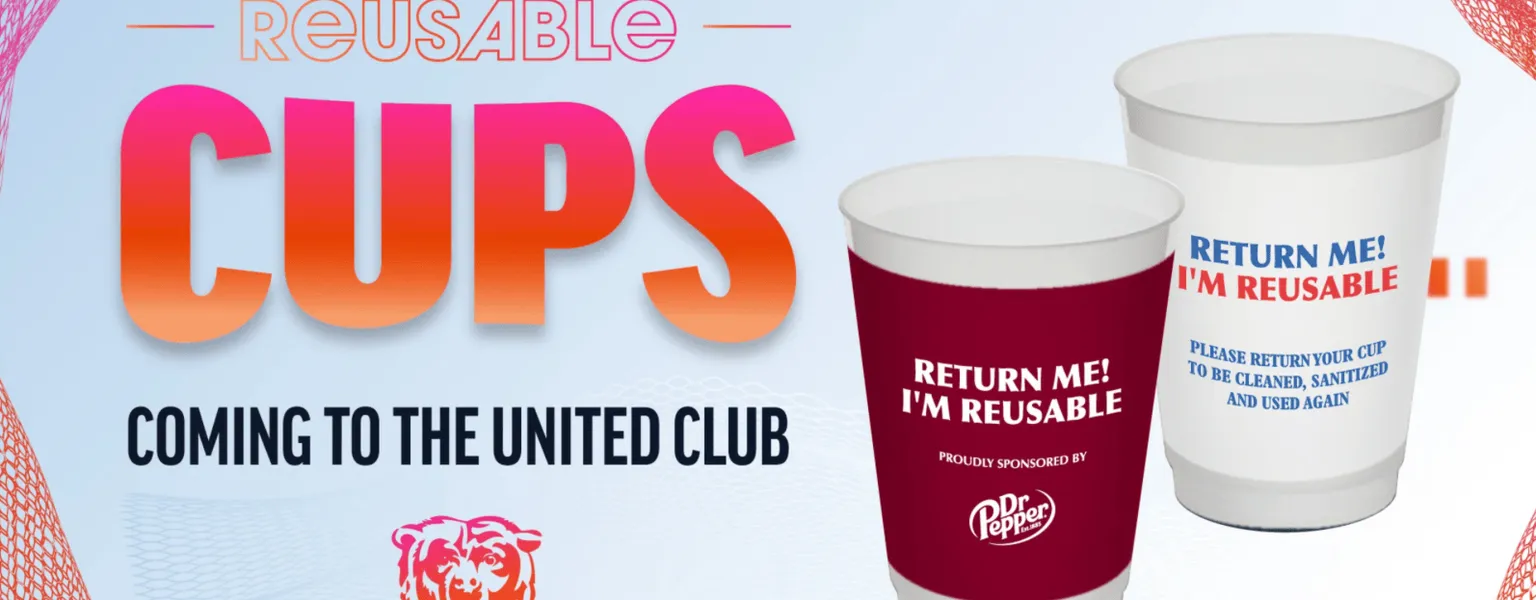 Bears launch reusable cup programme at Soldier Field