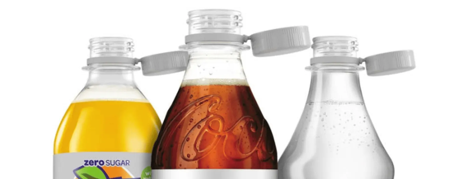 Berry Global Coca Cola tethered caps