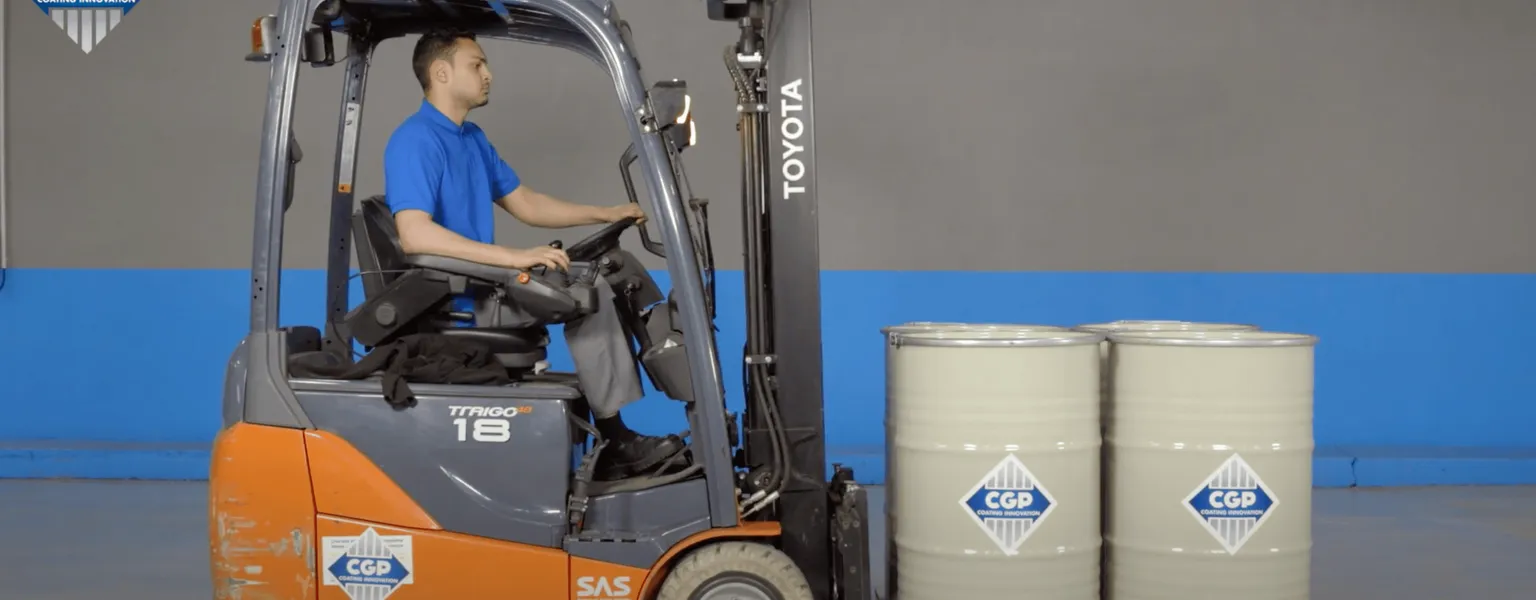 CGP COATING INNOVATION anti-slip corrugated cardboard for drums and jerrycans