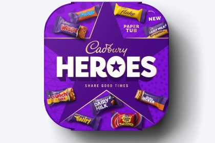 Cadbury to trial 300,000 paper-based Heroes tubs in Tesco stores across the UK
