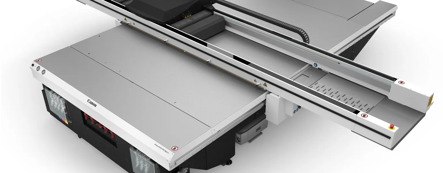 Canon Arizona 6100 Mark II UV flatbed printer © Canon