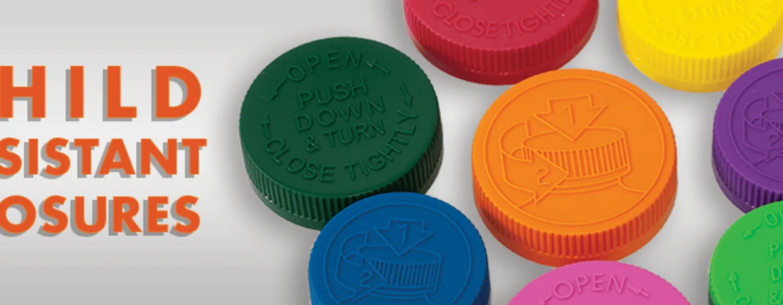 Child resistant closures credit MRP Solutions