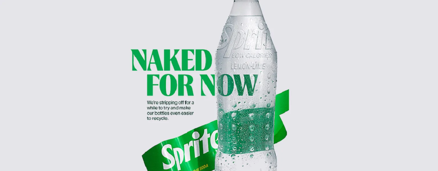 Coca-Cola trials 'label-less' packaging for Sprite on-the-go bottles