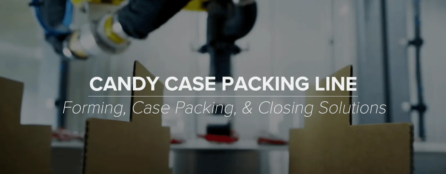 Candy packaging equipment – Delkor's LSP Series Case Packer