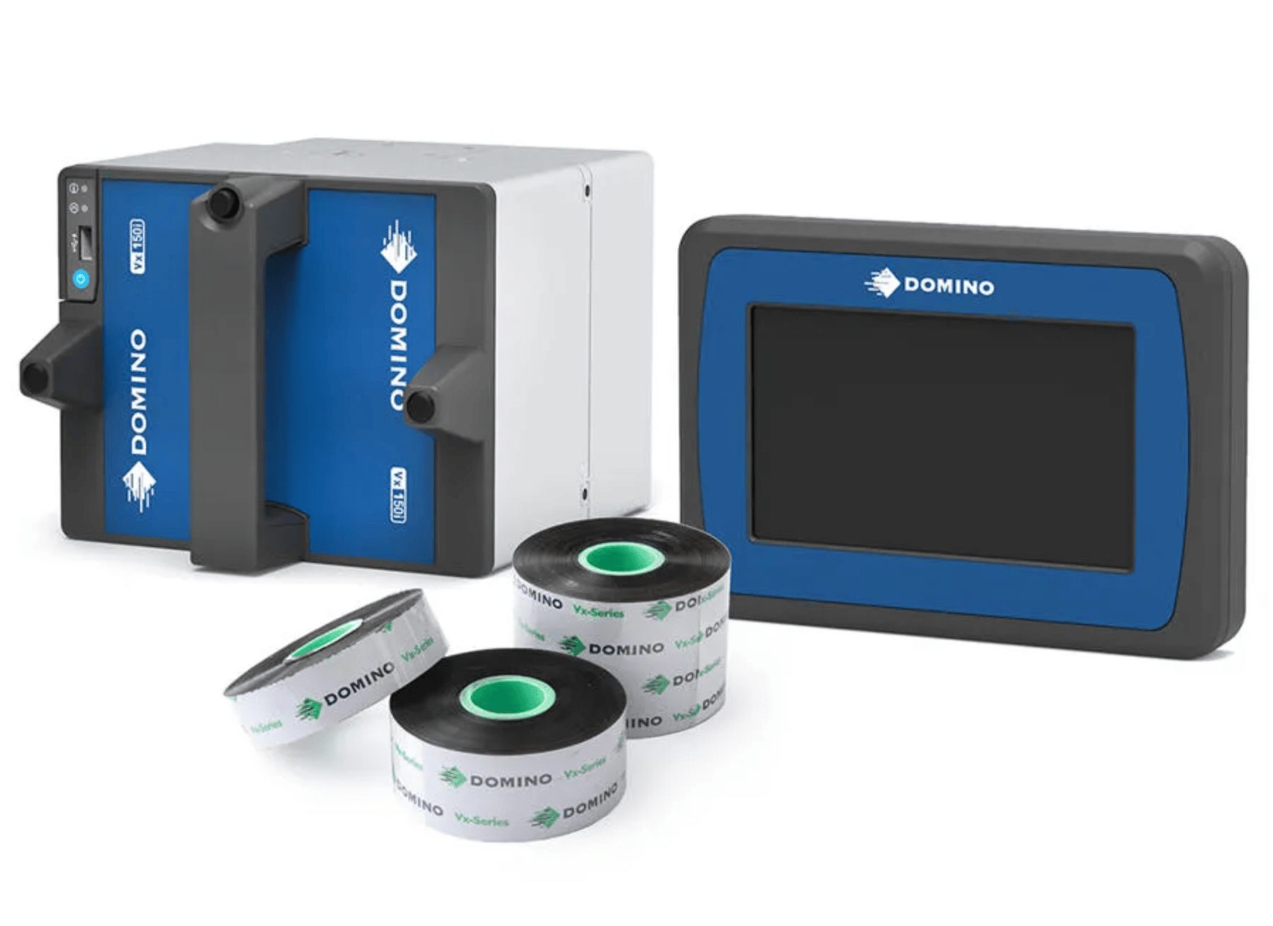 Domino Vx series with touch screen and ribbons