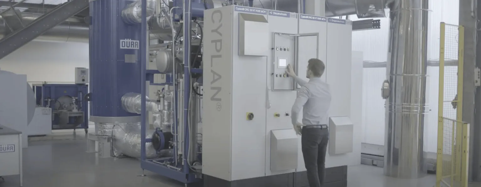 Dürr Cyplan® ORC for decentralised power generation