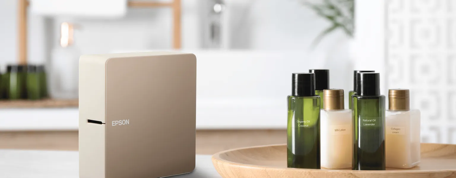 Epson portable label printer