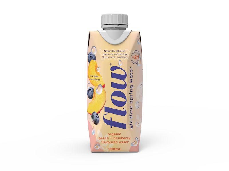 Flow Flavoured water in Tetra Prisma Aseptic 330 yellow