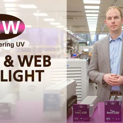 Discover the power of GEW UV LED curing for label & web printing