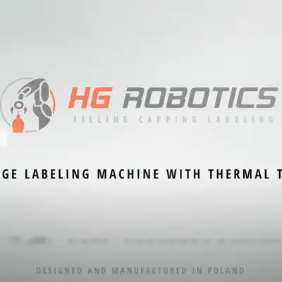 HG Robotics automatic syringe labelling machine