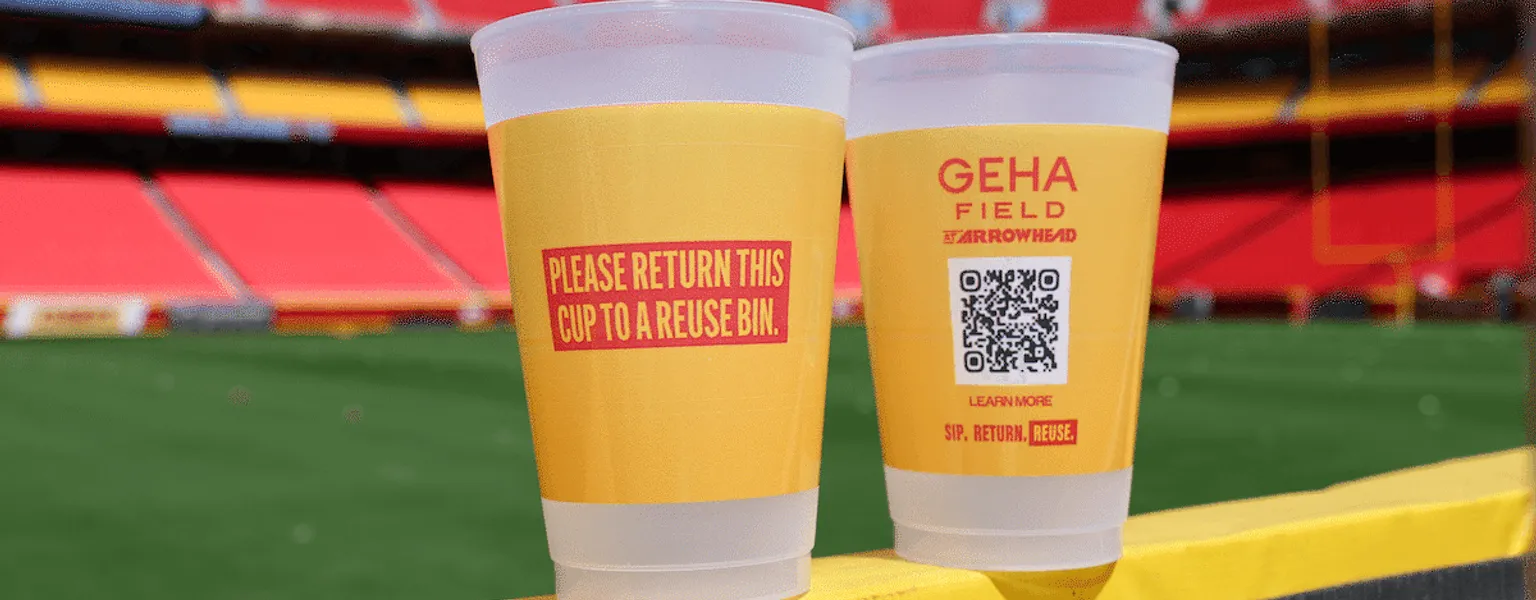 Kansas City Chiefs launch stadium wide reusable cup system
