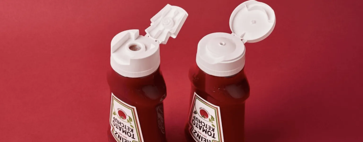 Kraft Heinz introduces first fully recyclable ketchup cap credit Berry Global