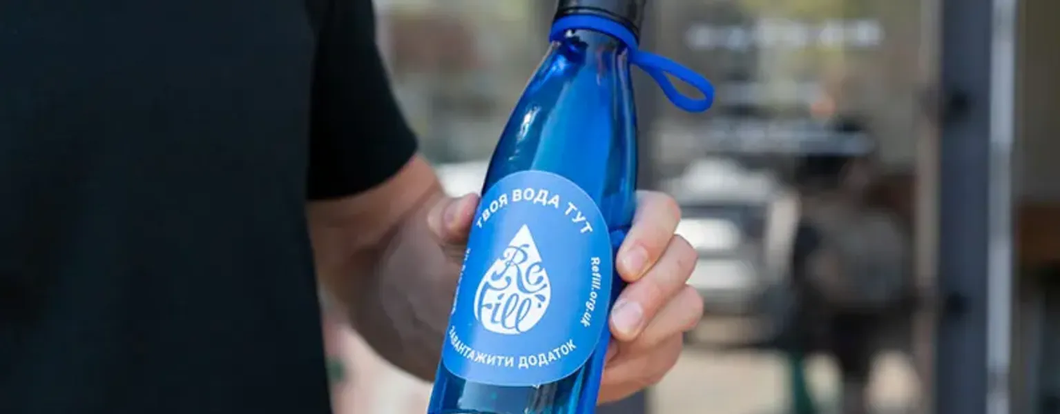 Kyiv joins global Refill movement to reduce plastic waste