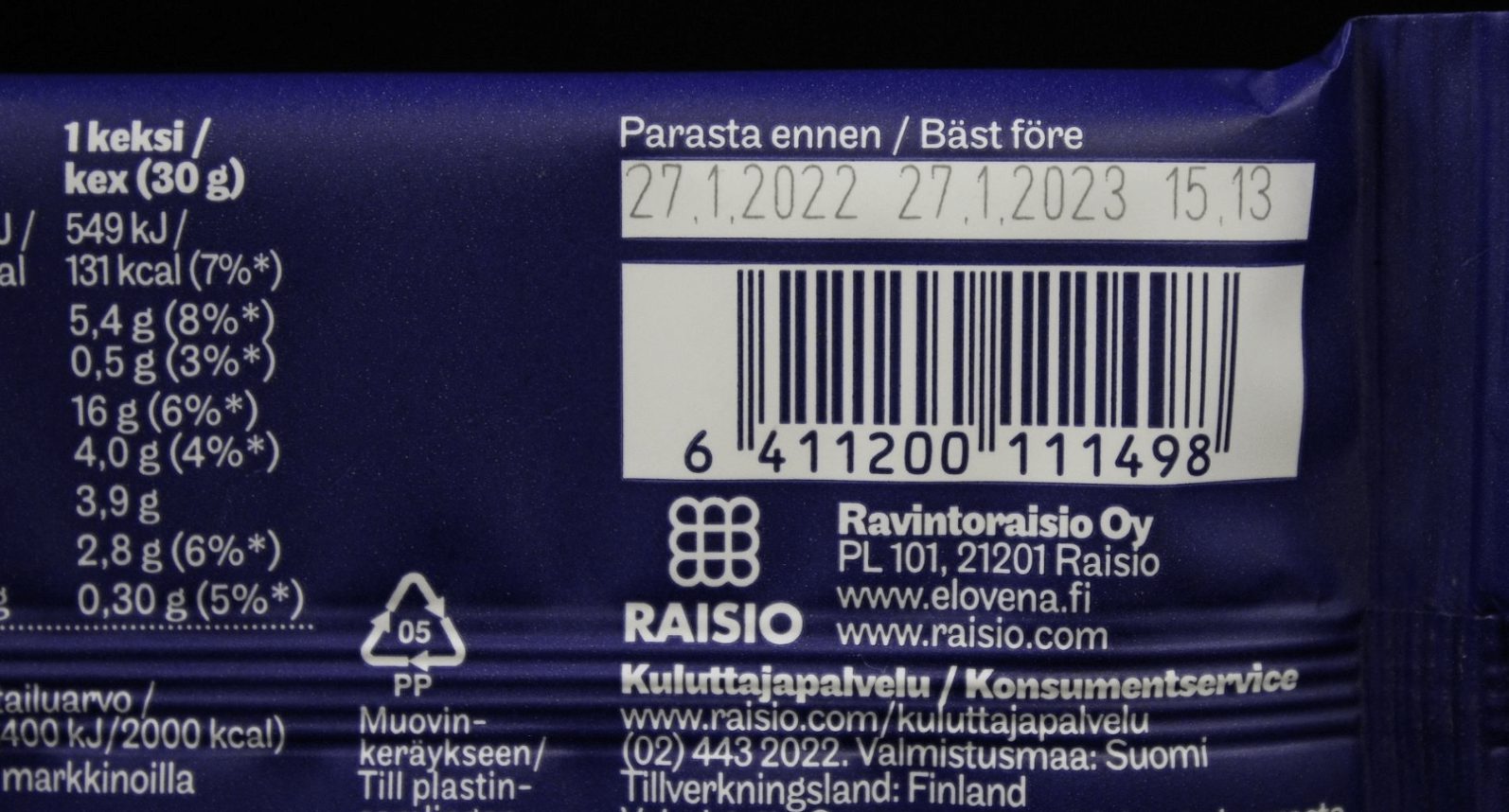 Macsa Id Laser coding on food film reverse