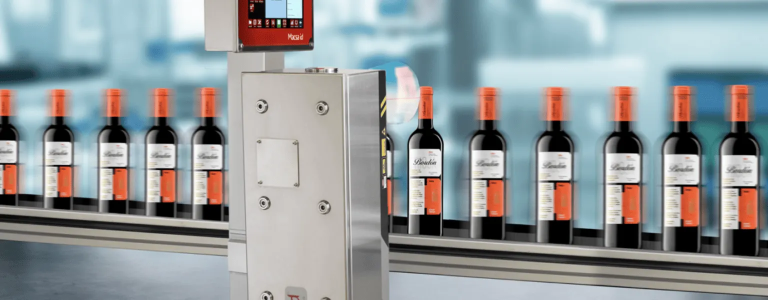 Macsa Id helps world renowned winery automate its coding marking and labelling process