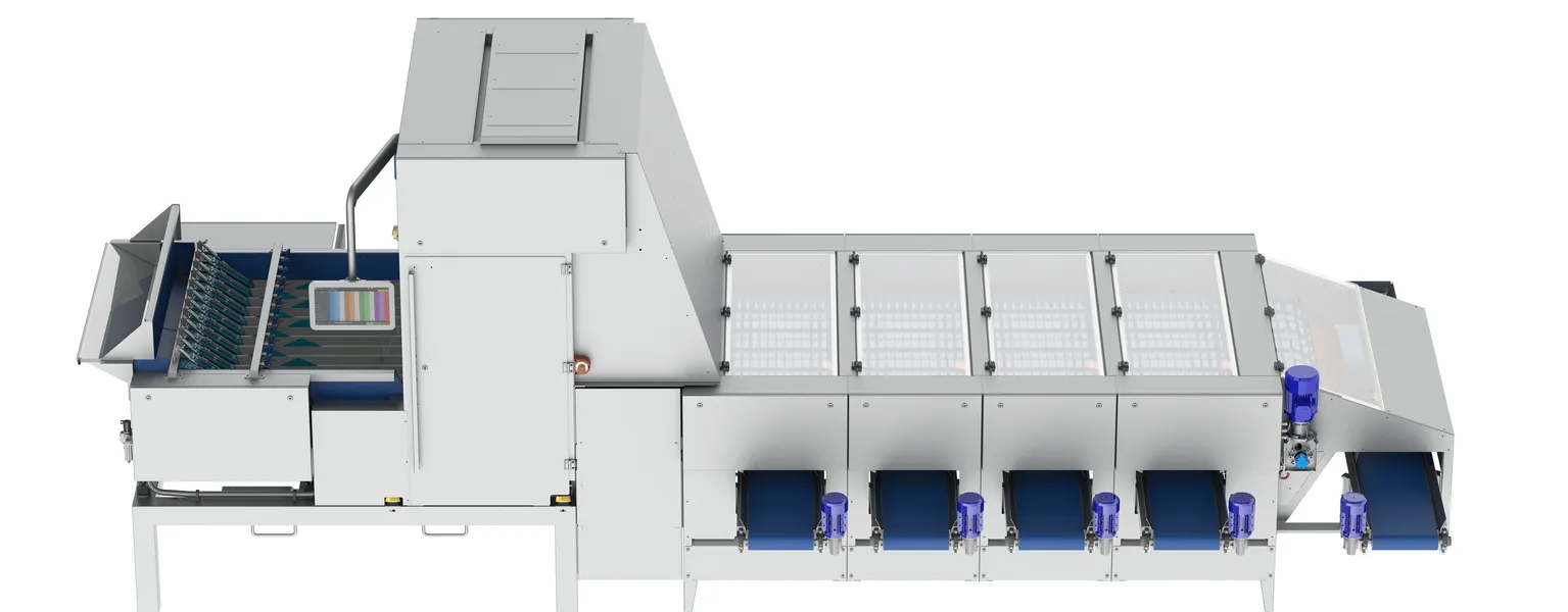 Newtec Optical Sorting Machine Celox P Dual UHD closed S