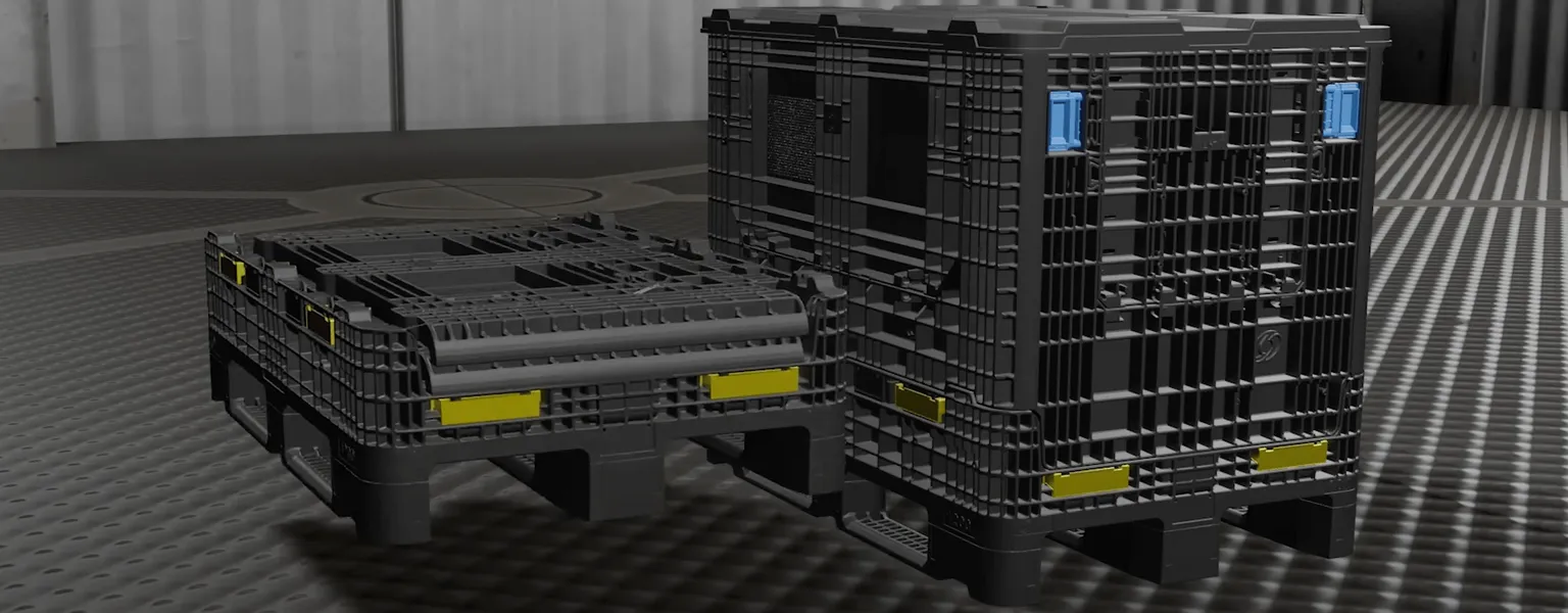 ORBIS BulkPak® foldable large containers - supply chain benefits