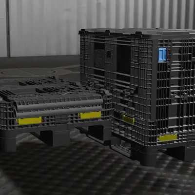 ORBIS BulkPak® foldable large containers - supply chain benefits