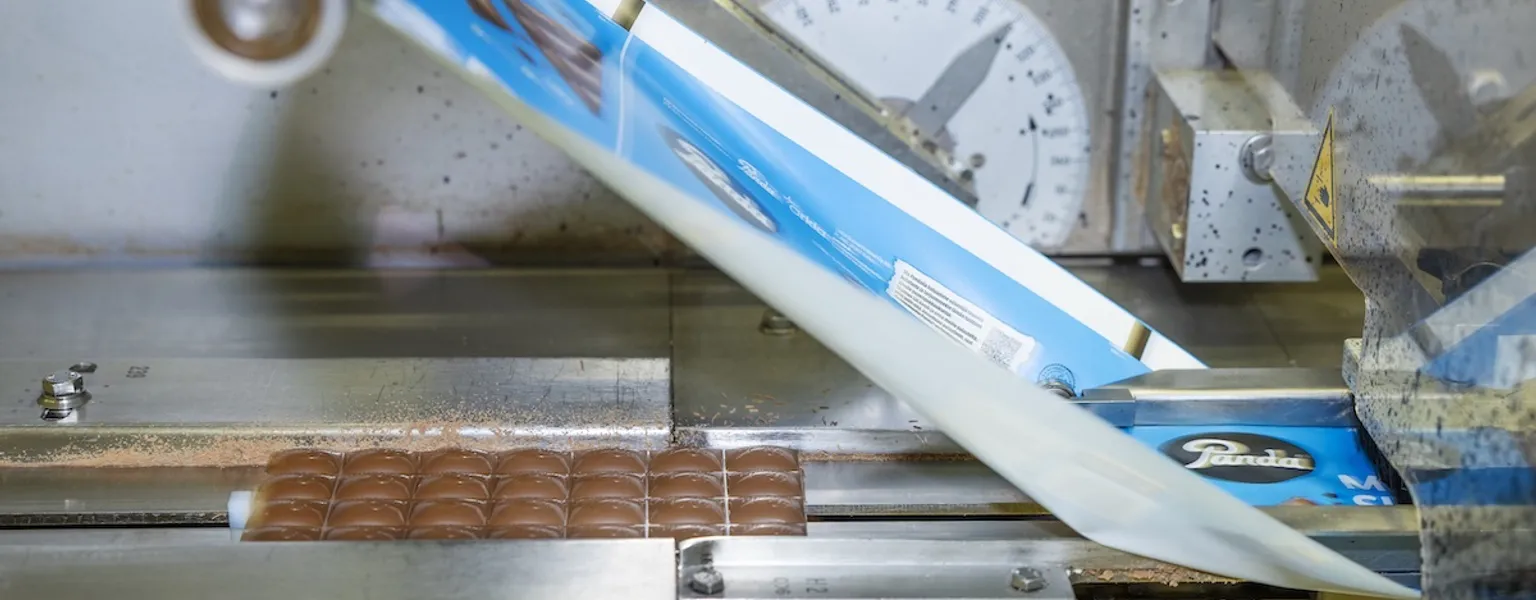 Orkla Suomi trials paper based packaging for Panda Milk chocolate