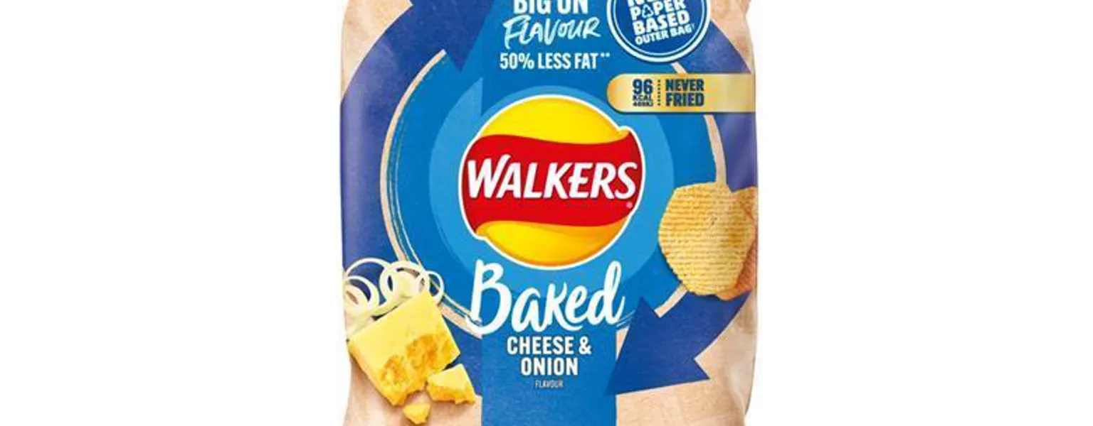 Paper based Walkers crisps credit Pepsi Co