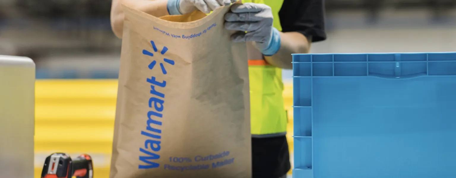 Paper mailers credit Walmart