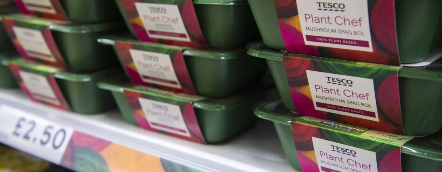 Plant base products credit Tesco PLC