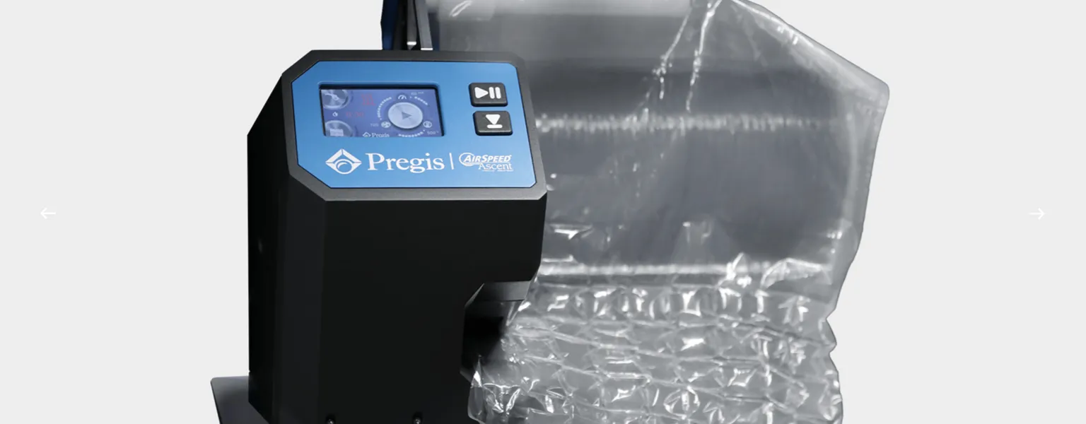 Pregis AirSpeed Ascent high pressure air cushioning system