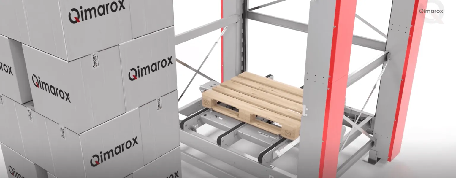 Qimarox logistics palletiser Highrunner HR9