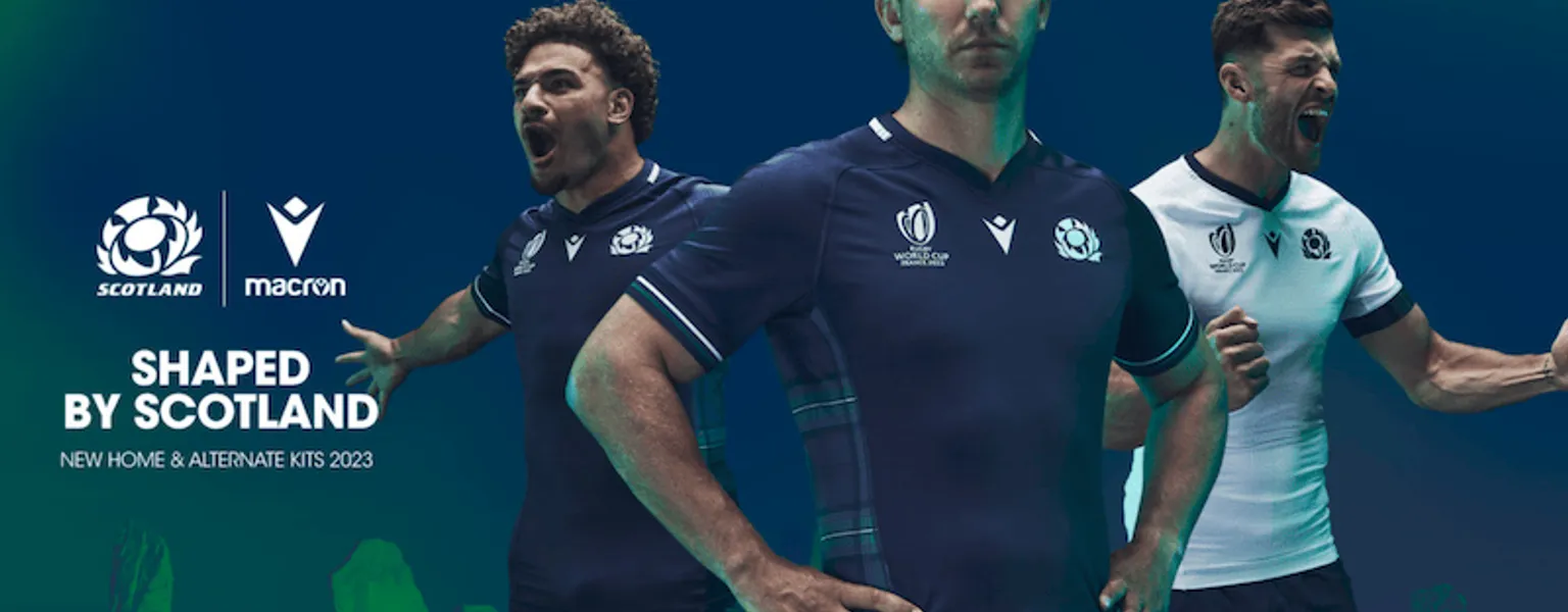 SCOTLAND RELEASE RUGBY WORLD CUP 2023 KIT