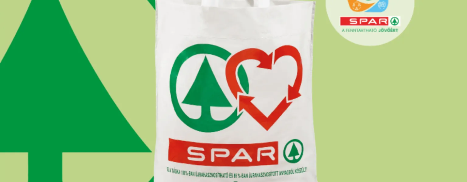 SPAR Hungary transforms plastic waste into recyclable shopping bags