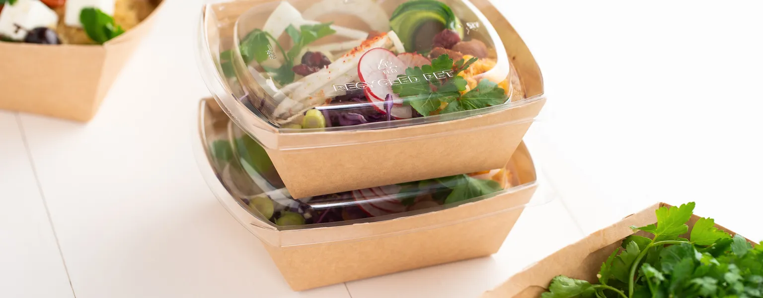 Sabert Snap2Go innovative fully recyclable food to go packaging solution