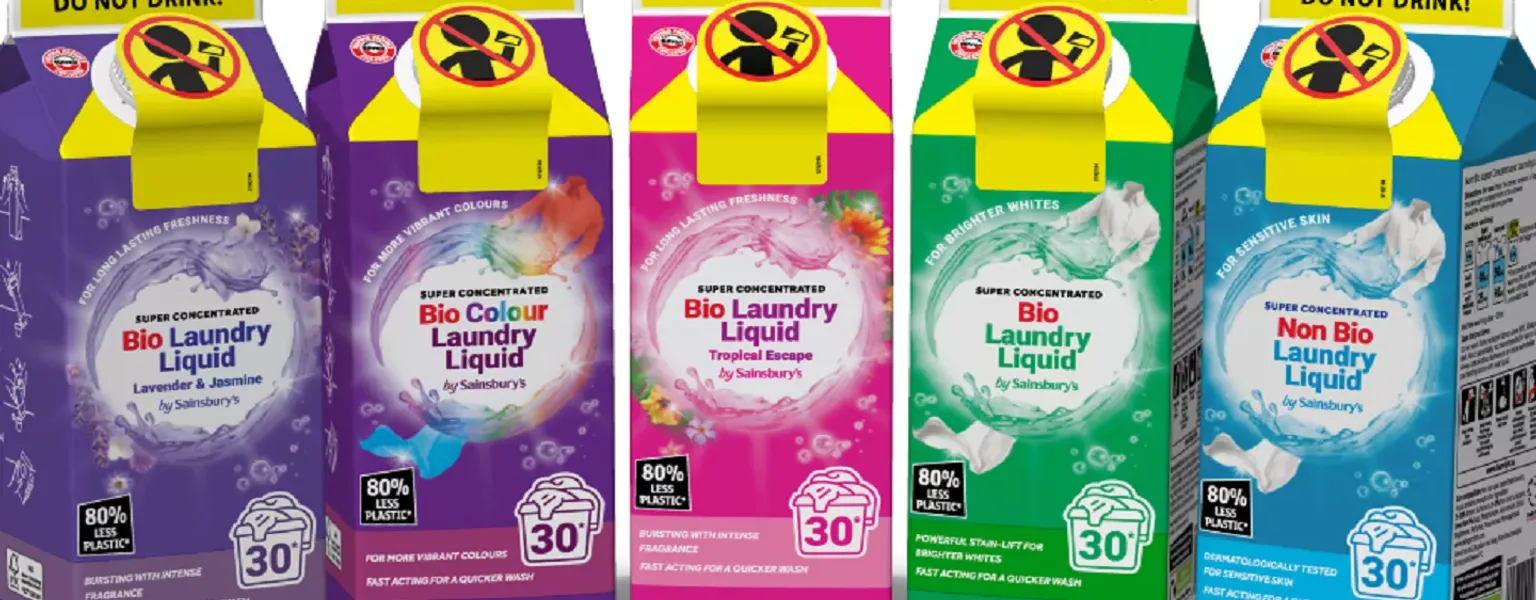 Sainsbury's launches cardboard packaging for own-brand liquid detergent