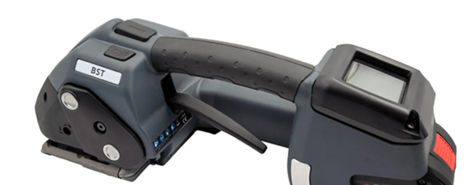 Signode introduces BST battery powered tool for sealless steel strapping