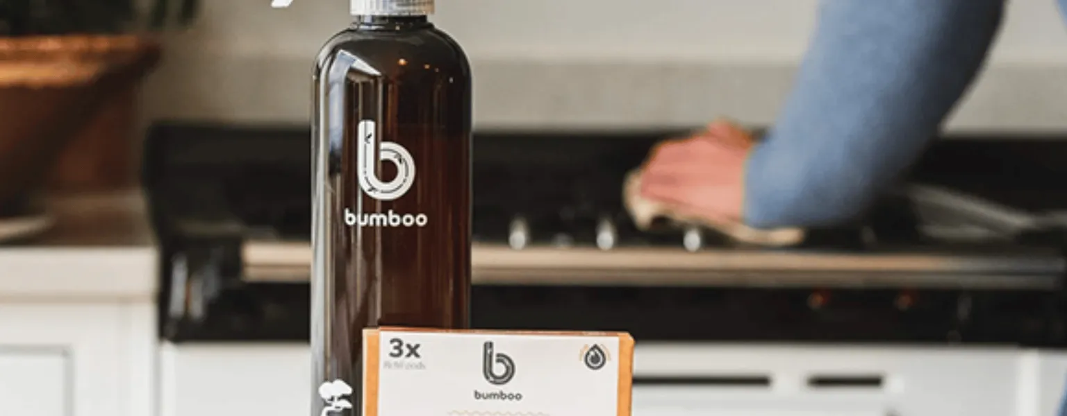 Spectra helps Bumboo clean up sustainably with 100% POP PCR bottles