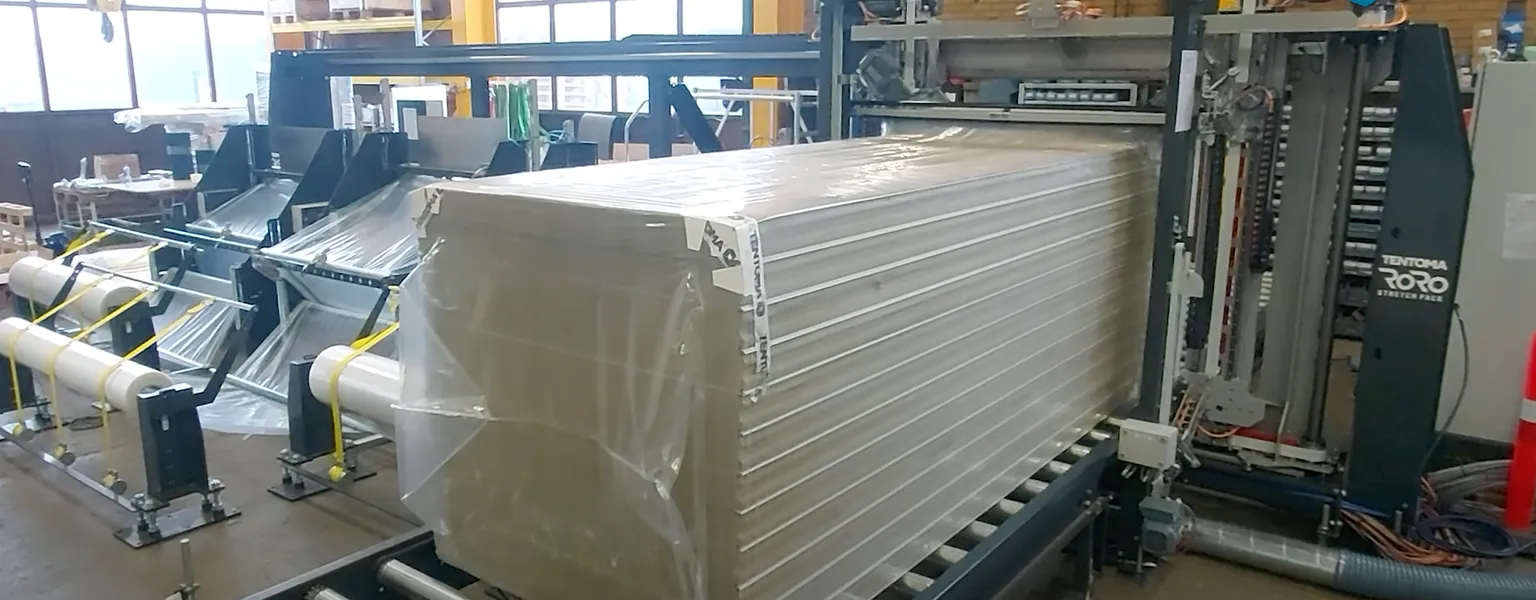 Tentoma 6-sided packaging of sandwich panels