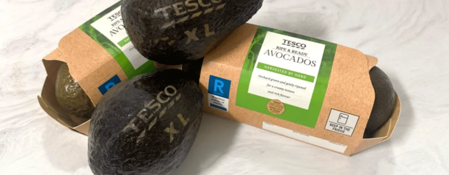Tesco trials laser etched avocados to reduce plastic waste