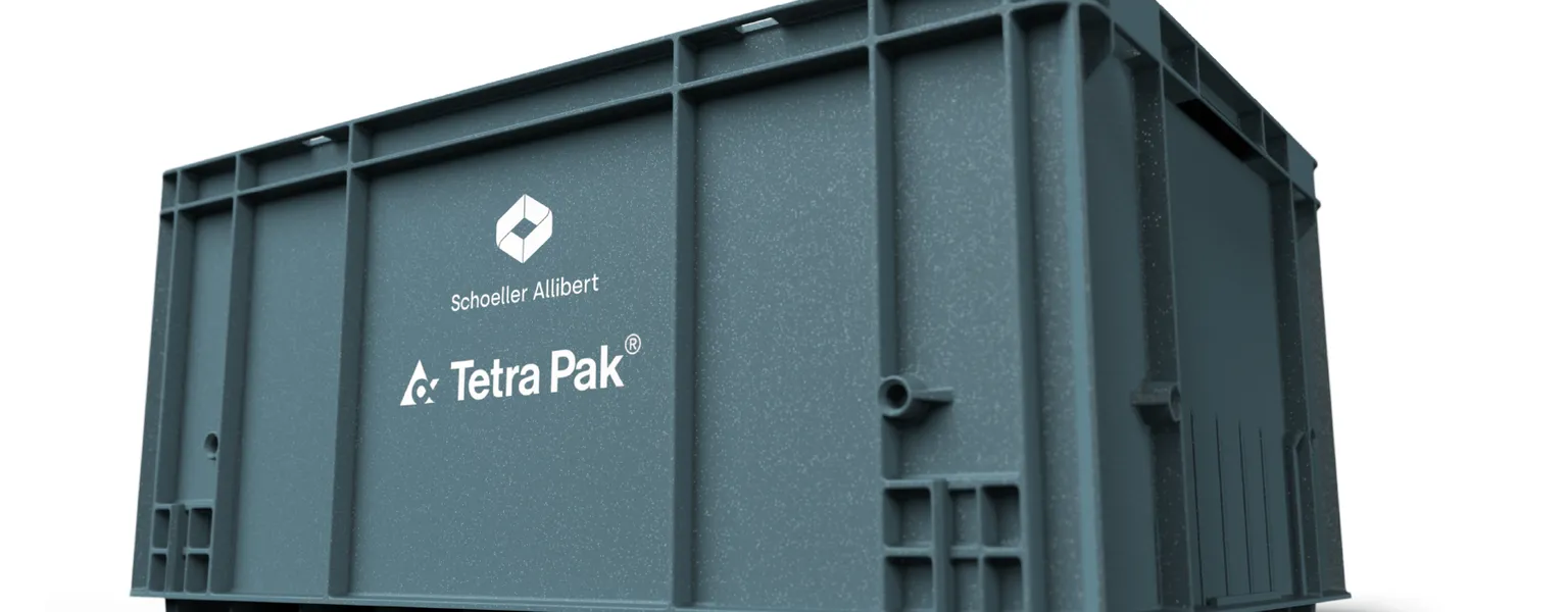 Tetra Pak transforms used beverage cartons into transport crates