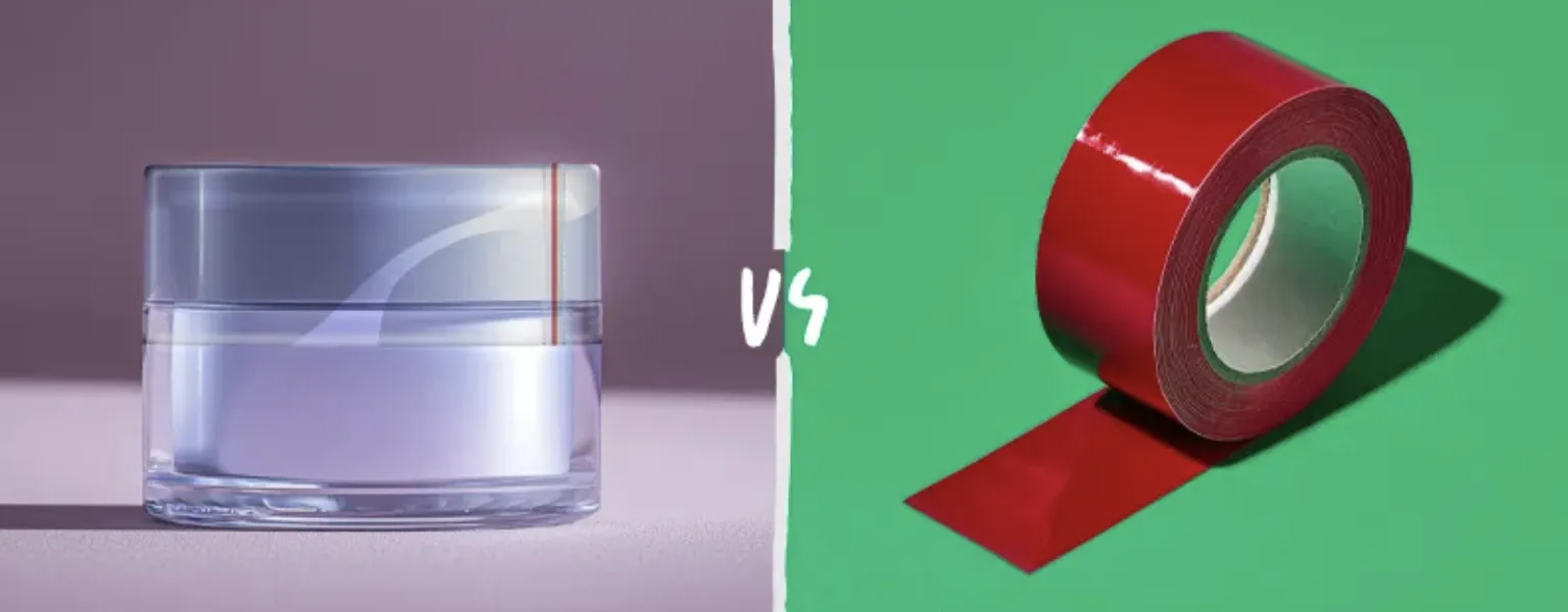 Viscose Closures Shrink sleeves vs adhesive tape