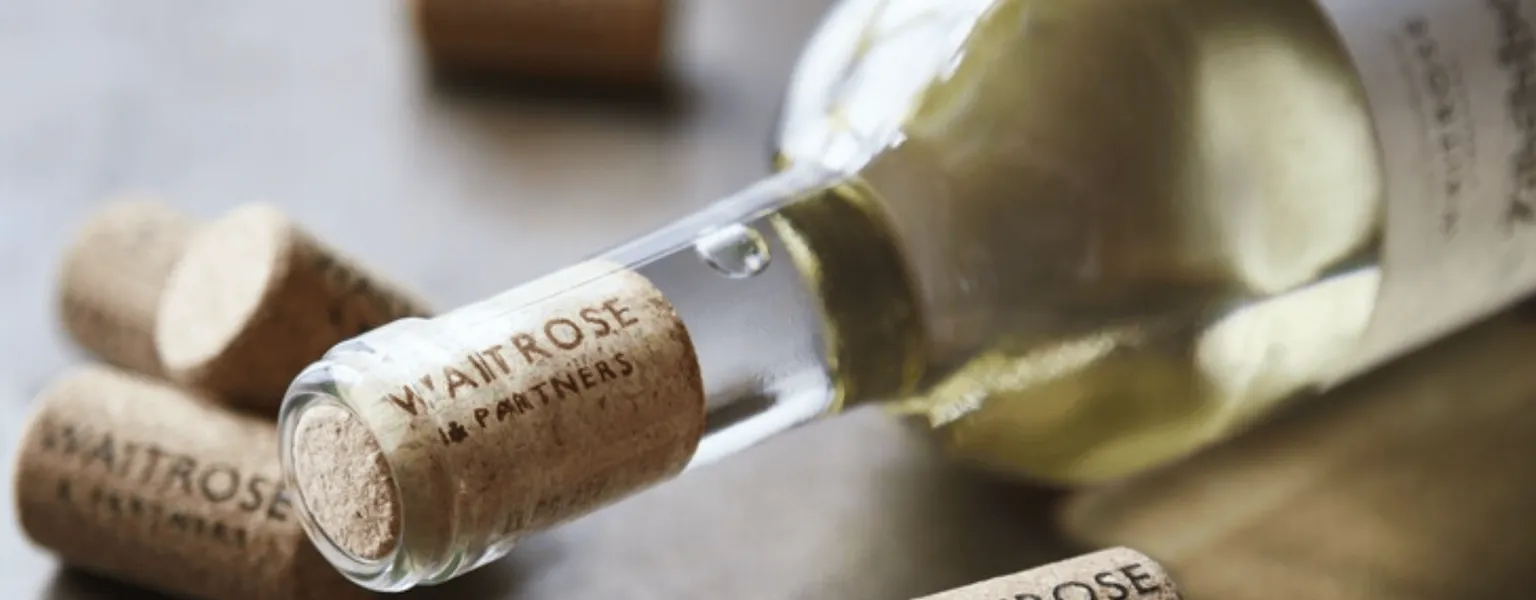 Waitrose trials removing wine bottle neck sleeves credit John Lewis Partnership