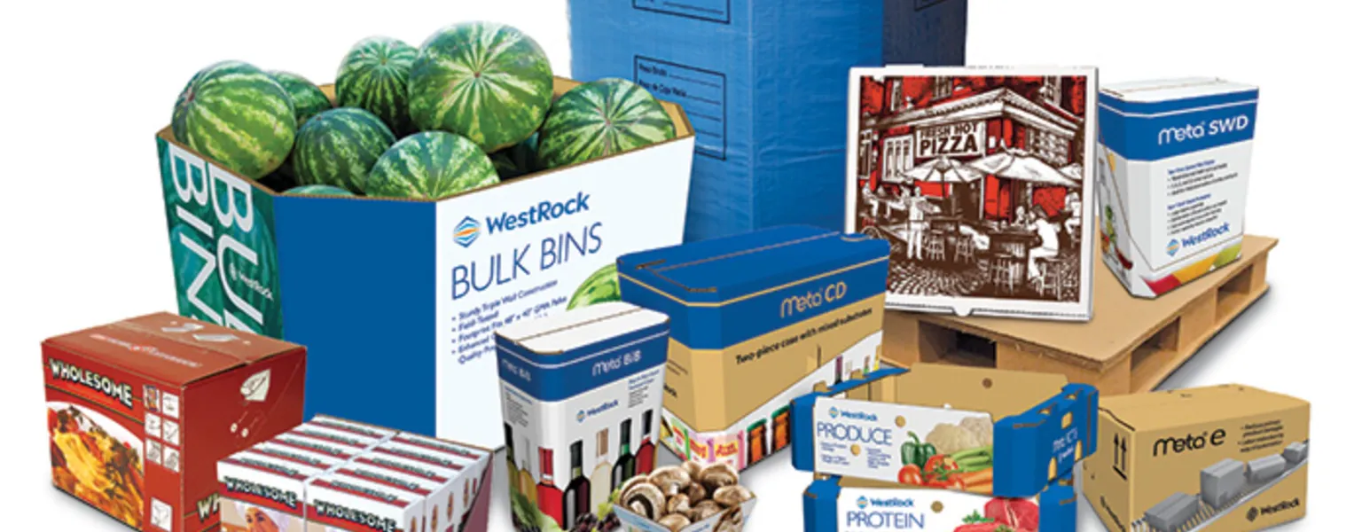 WestRock corrugated packaging