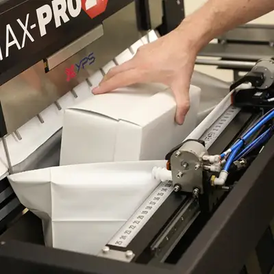 Sharp Packaging Machine Dancer Yorkshire Packaging Systems | Wrapping, bagging & packaging materials