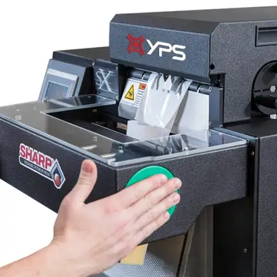 Sharp Packaging Machine Dancer Yorkshire Packaging Systems | Wrapping, bagging & packaging materials