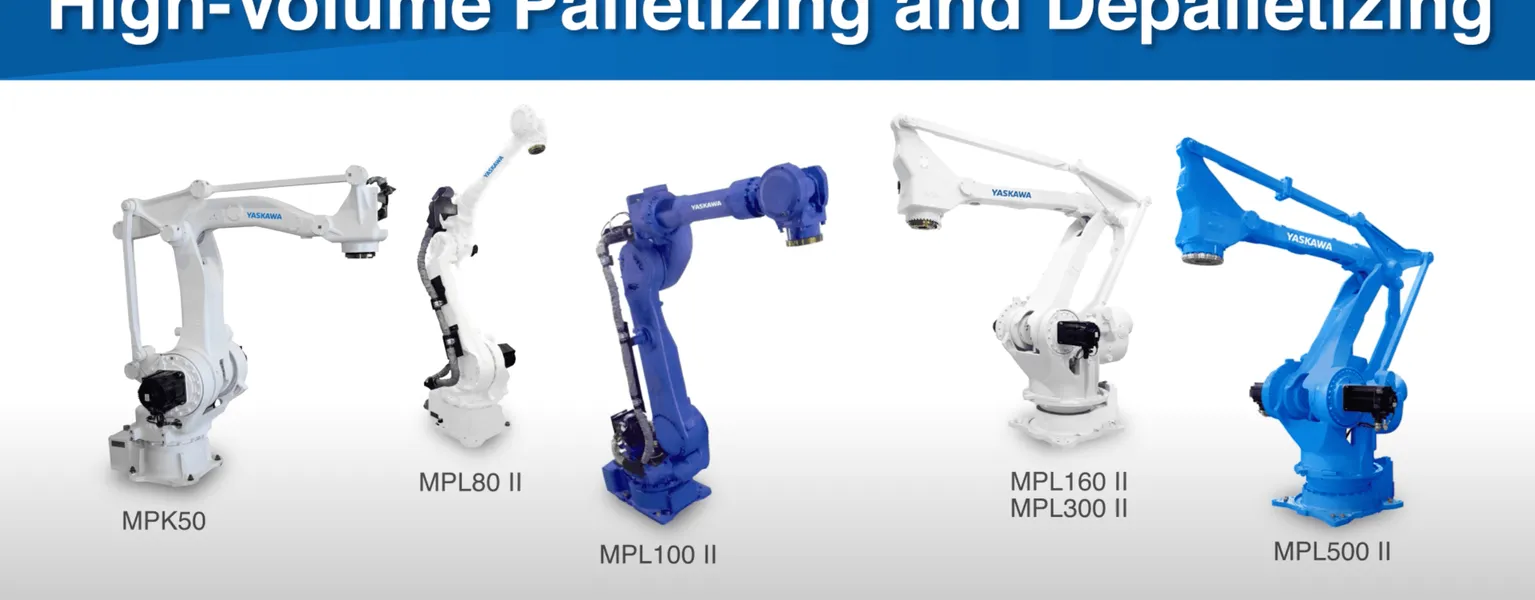 Yaskawa robotic palletizing solutions