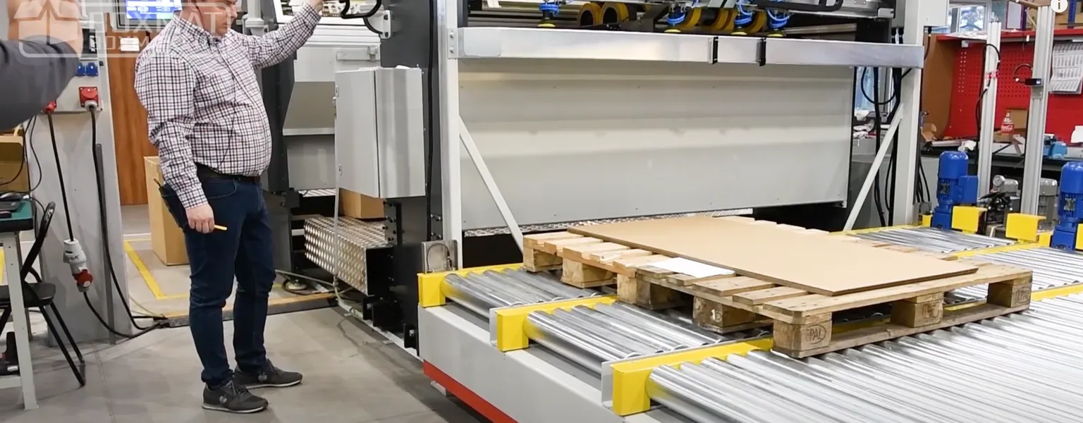 Zemat automatic production line for corrugated cardboard boxes