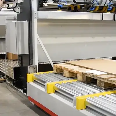 Zemat automatic production line for corrugated cardboard boxes