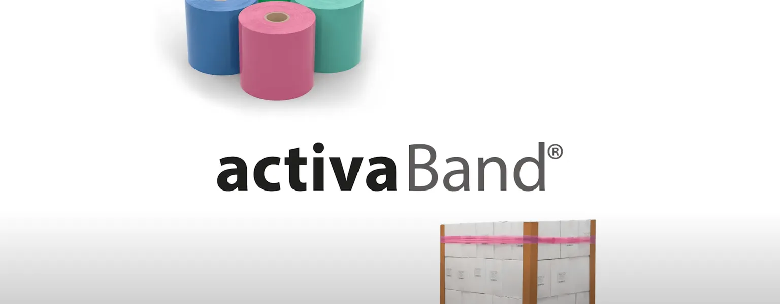 Pallet stretch tape with activaBand®