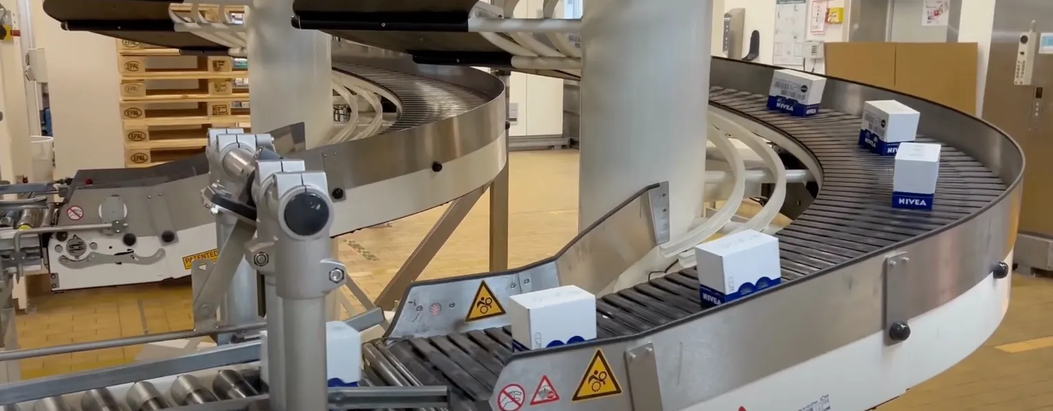 AmbaFlex SpiralVeyor for personal care products