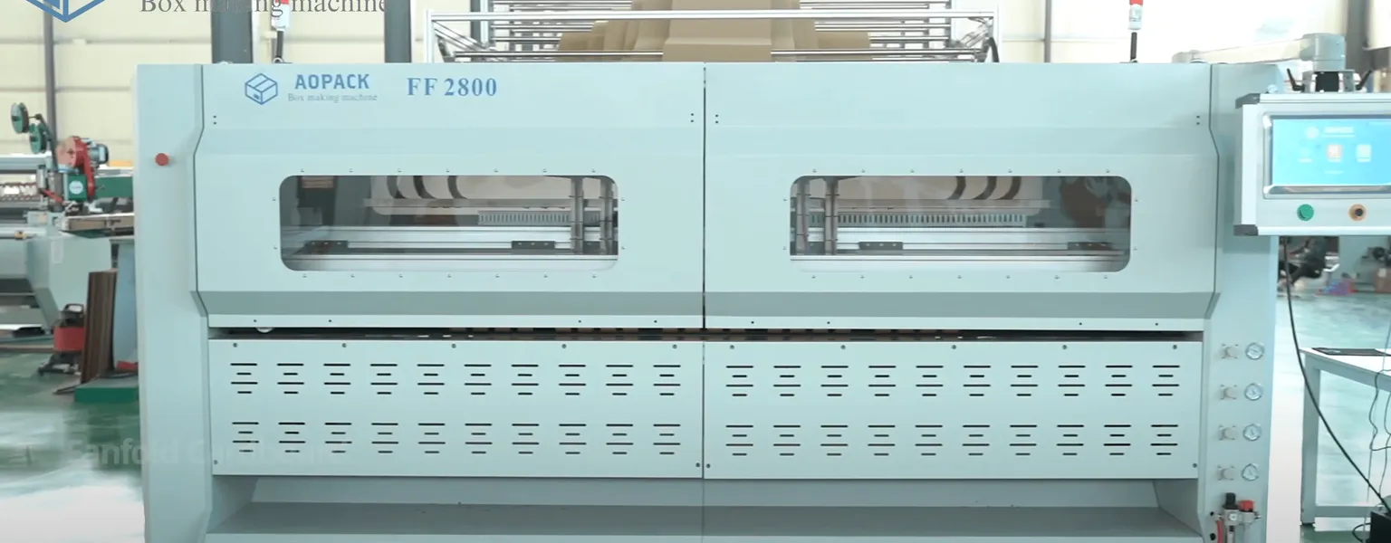 Aopack Fanfold Cardboard Box Making Machine FF2800